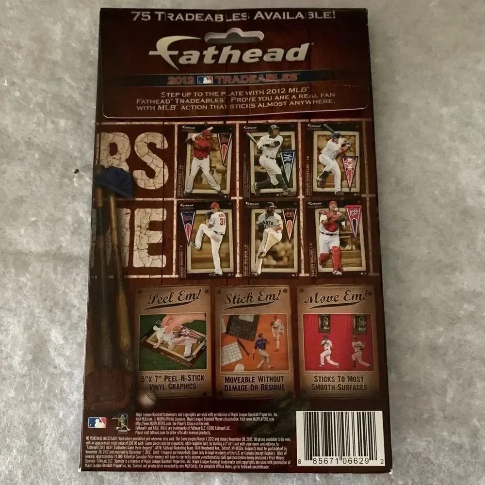 Fathead 2012 MLB Tradeables 5 5x7 Vinyl Graphics